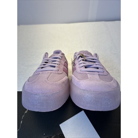 Adidas Samba Purple/Purple Gum Sole Sneaker JS3956 Women SZ 9 New in Box - Picture 7 of 10